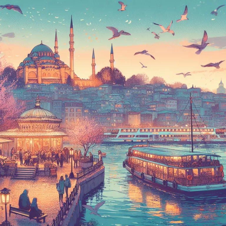 Romantic Istanbul Illustration
